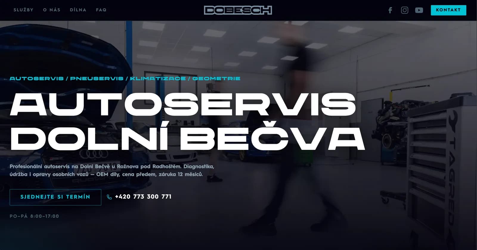 Náhled projektu Autoservis Dobesch